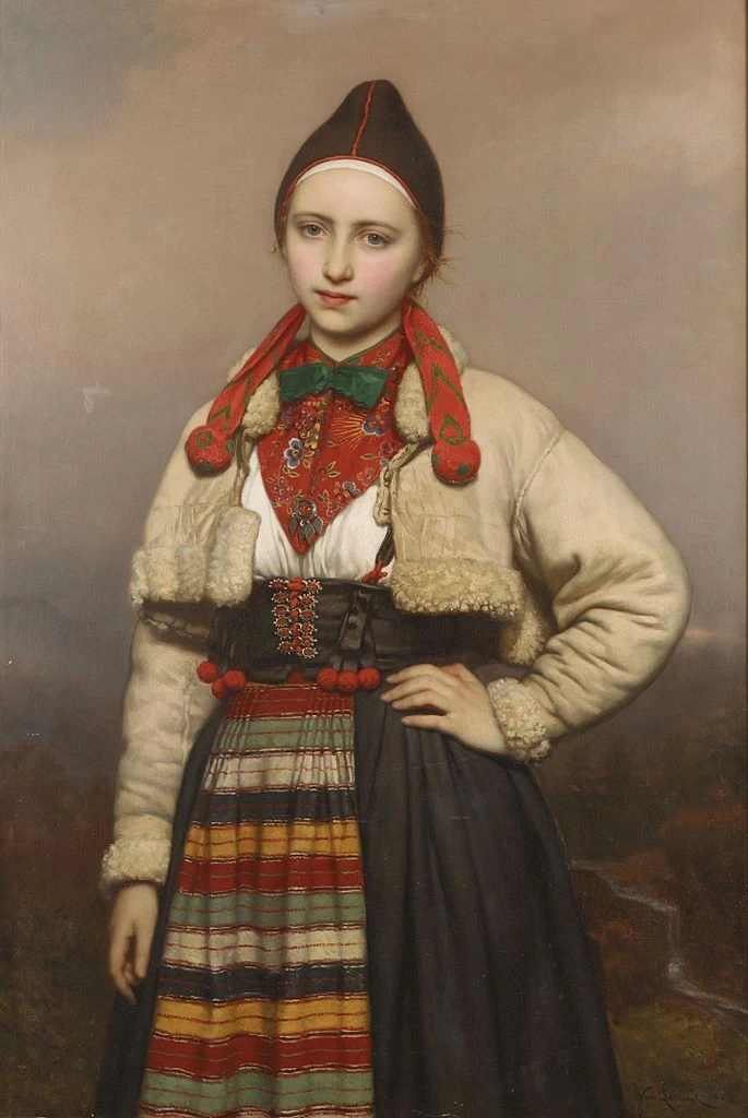 Joseph van Lerius - Giovane ragazza della parrocchia di Rattvik a Dalarna, Svezia